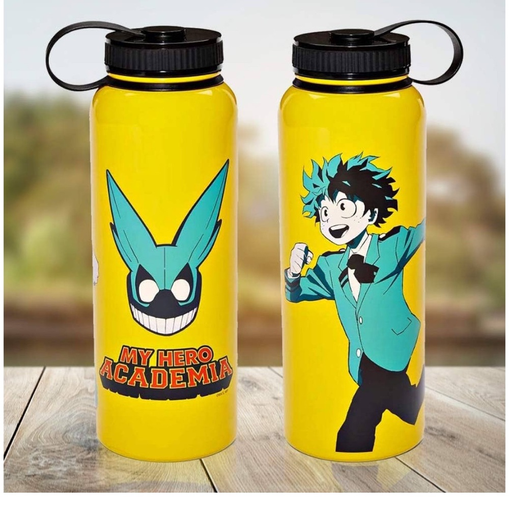 My Hero Academia Steel Water Bottle